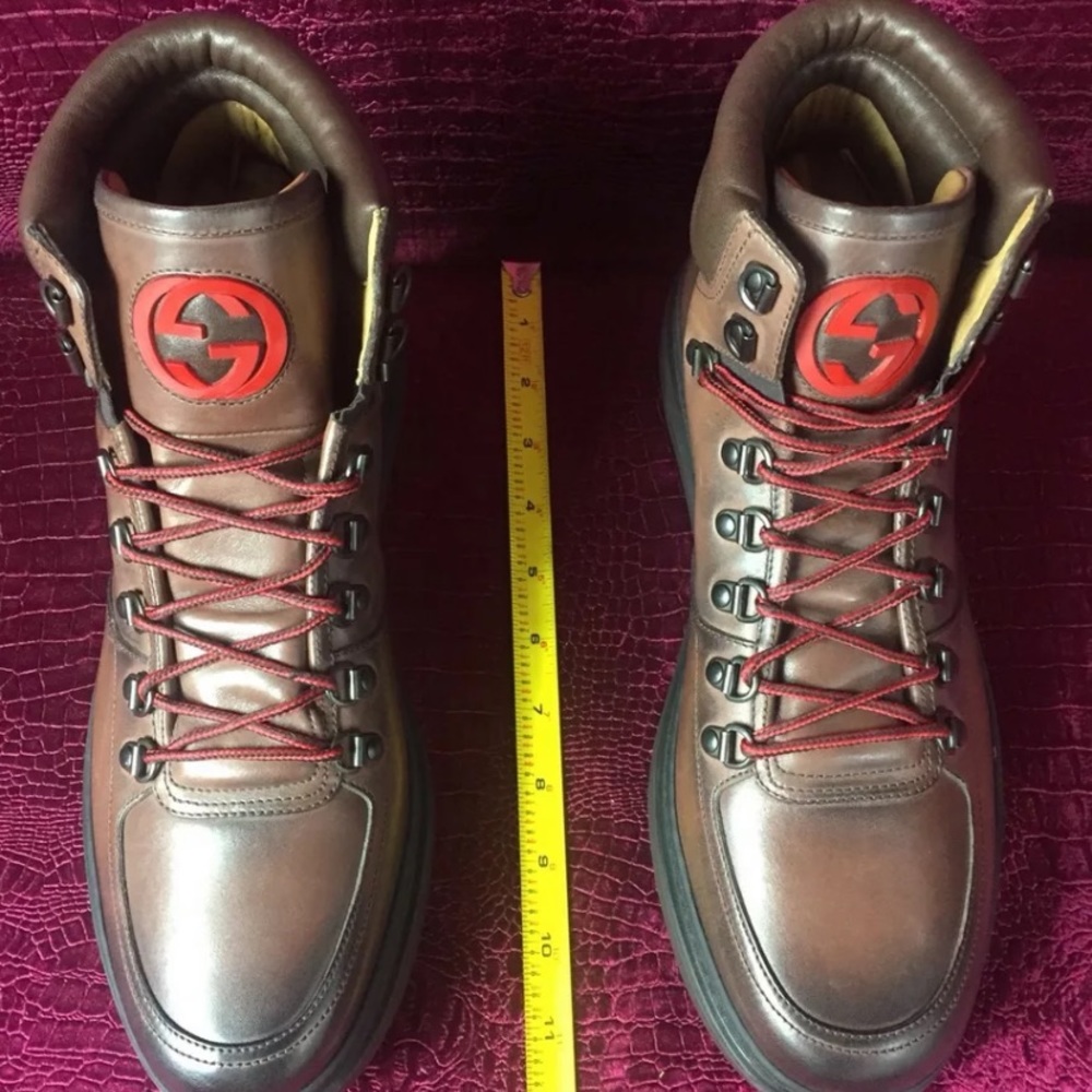 Gucci hikers new size 10 beautiful in person wow - Picture 4 of 8